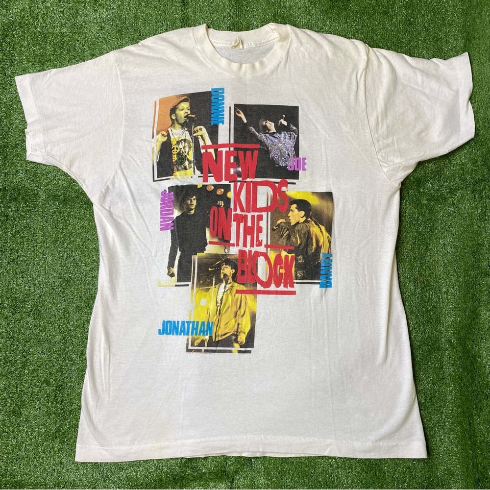 Vintage 1989 New Kids On The Block band tshirt